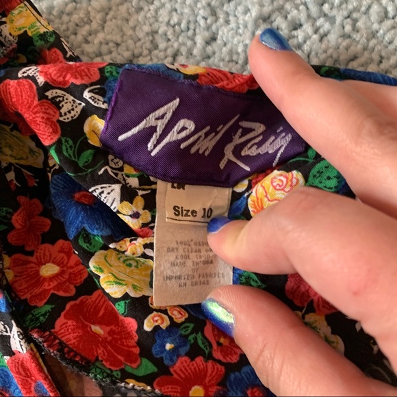 80s vintage gloria dress - Picture 4 of 8